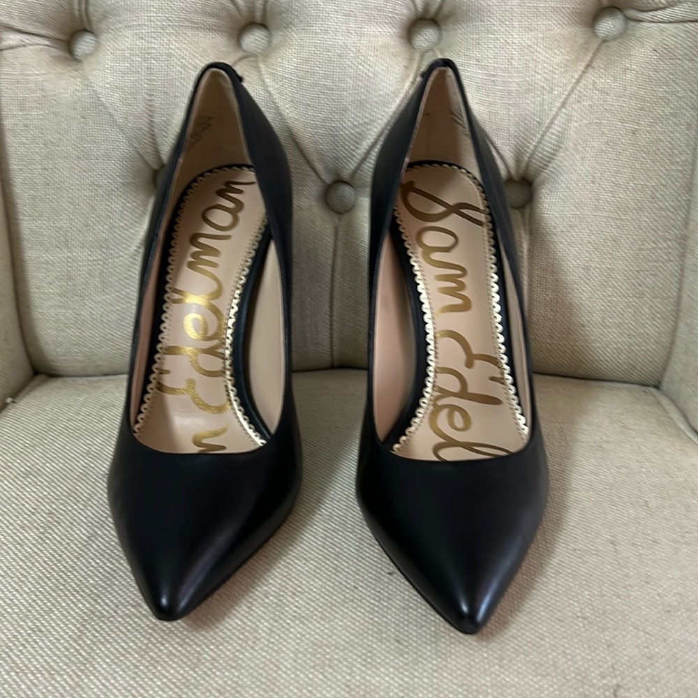 Sam Edelman Black Danna Heel Size 8.5
